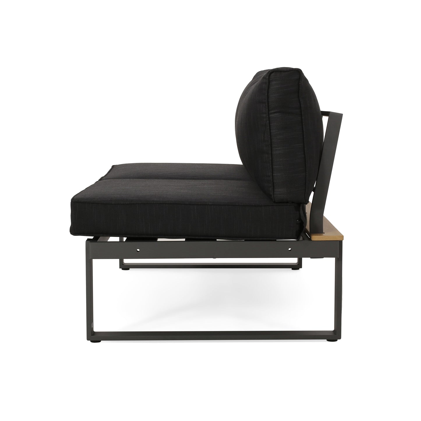 Sterling Outdoor Left Arm And Aluminum Sofa