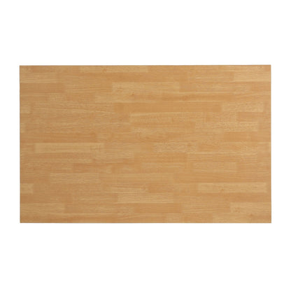 Mobile kitchen cart top panel in natural oak finish with visible wood grain on Tampa Home & Garden Store