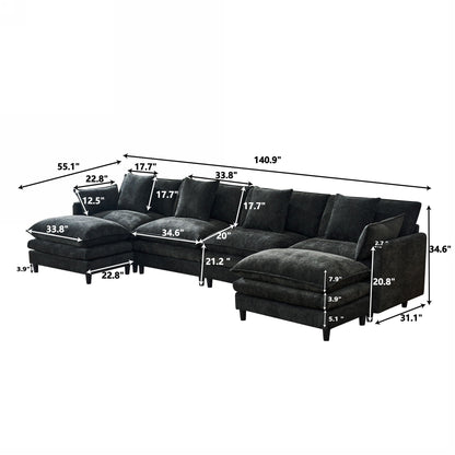 The Luxury Modular Sofa and Reconfigurable Layout