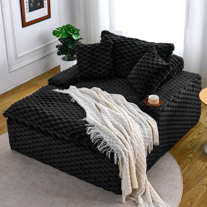 Harbor Turtle Fleece Sofa with gray upholstery, stationary by Unique Piece Furniture on Tampa Home & Garden Store