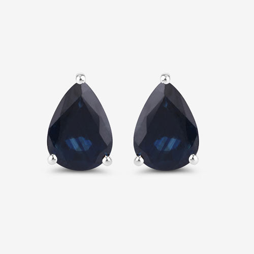 Earrings: Bids.com 1.60ct blue sapphire teardrop in 10K white gold, pair on Tampa Home & Garden Store