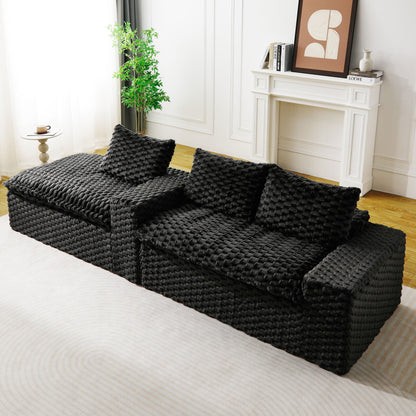 Modular Convertible Sofa and Twin Chaise Lounge