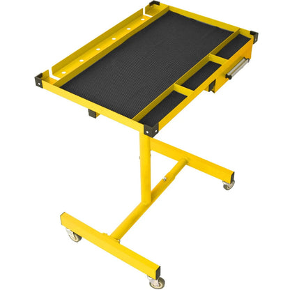 Adjustable Tear Down Work Table with Drawer