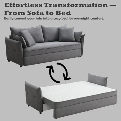Irina Pull Out Sleep Sofa With Storage Unit