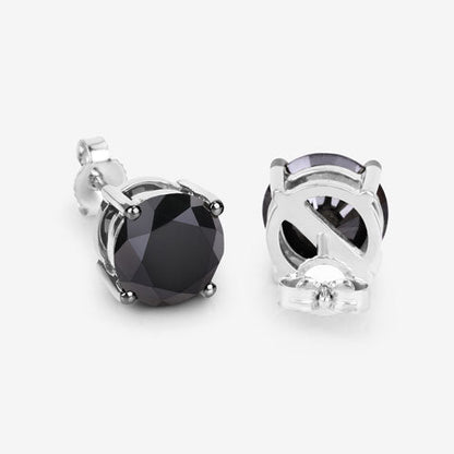 Black diamond stud earrings, 4.25ct total in 14K white gold by Bids.com, pair on Tampa Home & Garden Store