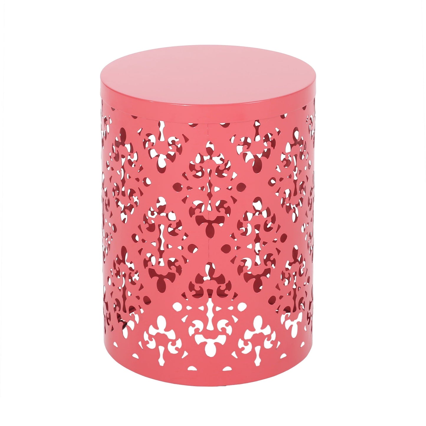 Modern Metal Outdoor End Table For The Patio