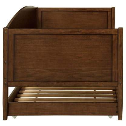 Fallbrook Twin Daybed With Trundle in walnut by HouseOfZazla on Tampa Home & Garden Store