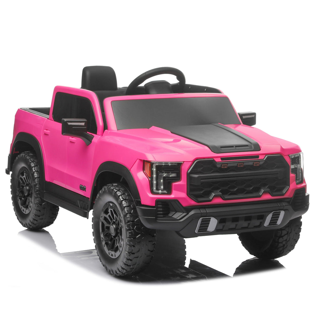 12V Kids Ride-On Car pink with remote control & music player, off-road tires on Tampa Home & Garden Store