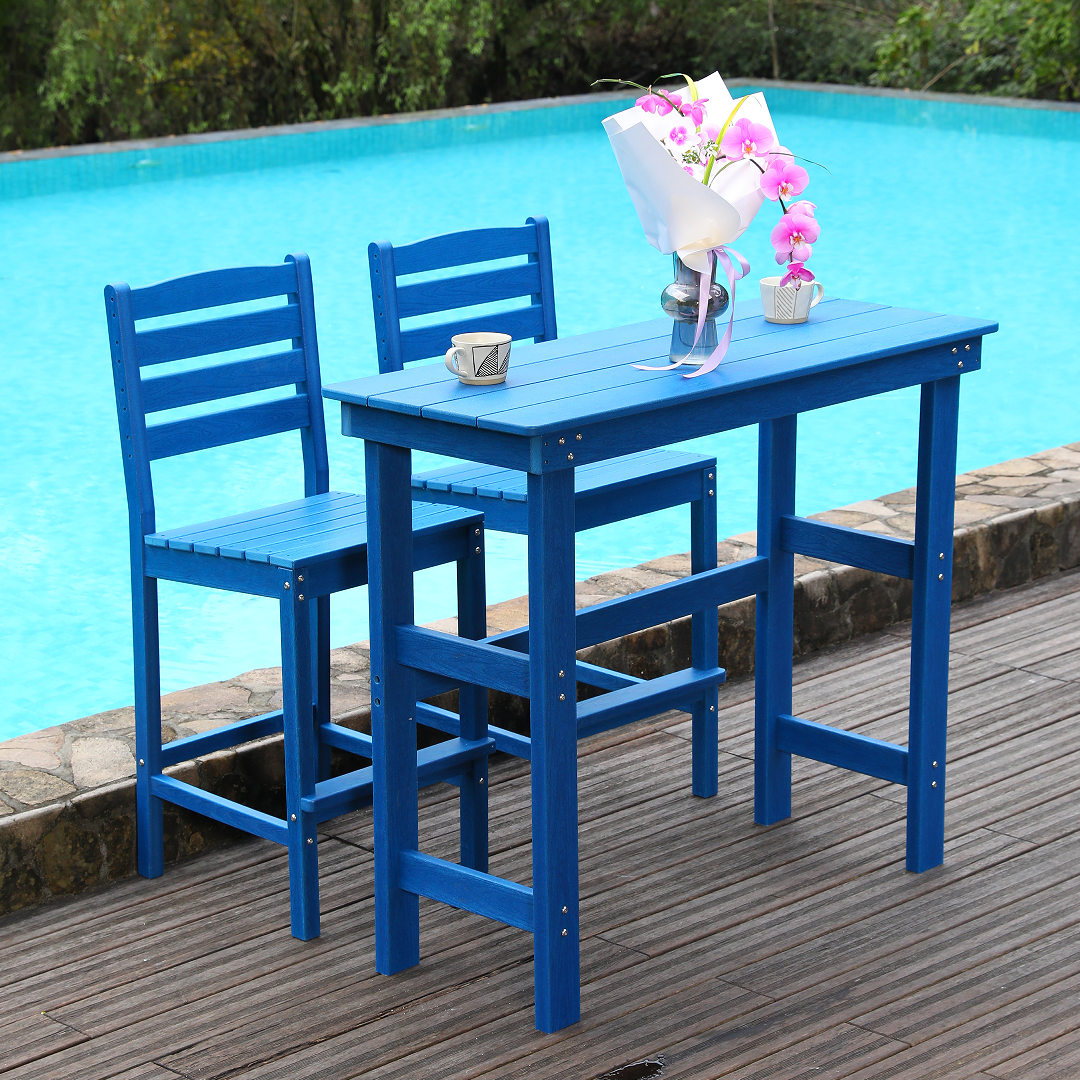 Outdoor Bar Height and Patio Adirondack Chair