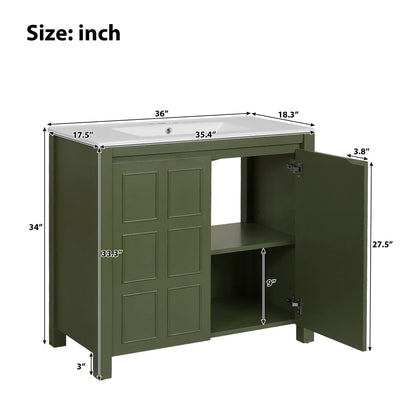 Bathroom Vanity Organizer with Sink and Cabinet