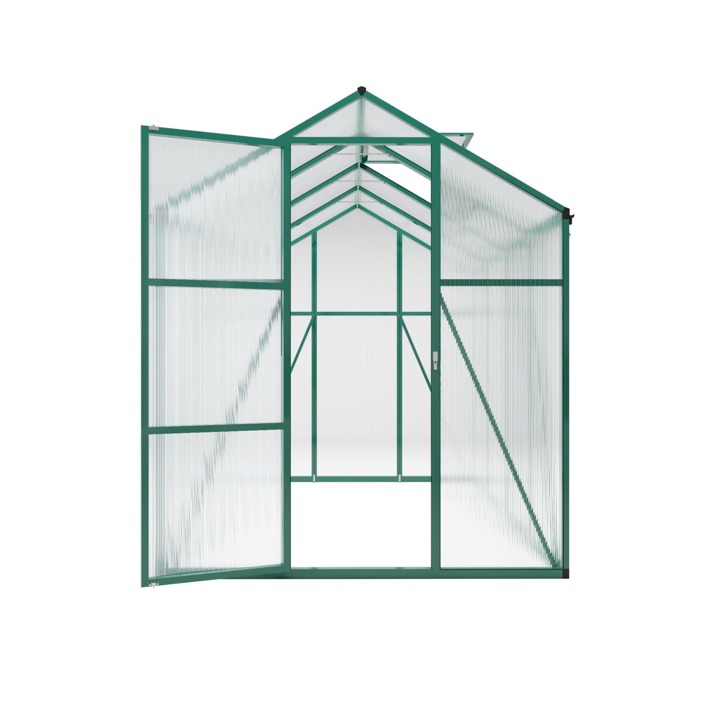 Strong Polycarbonate Walk In Greenhouse and Porch