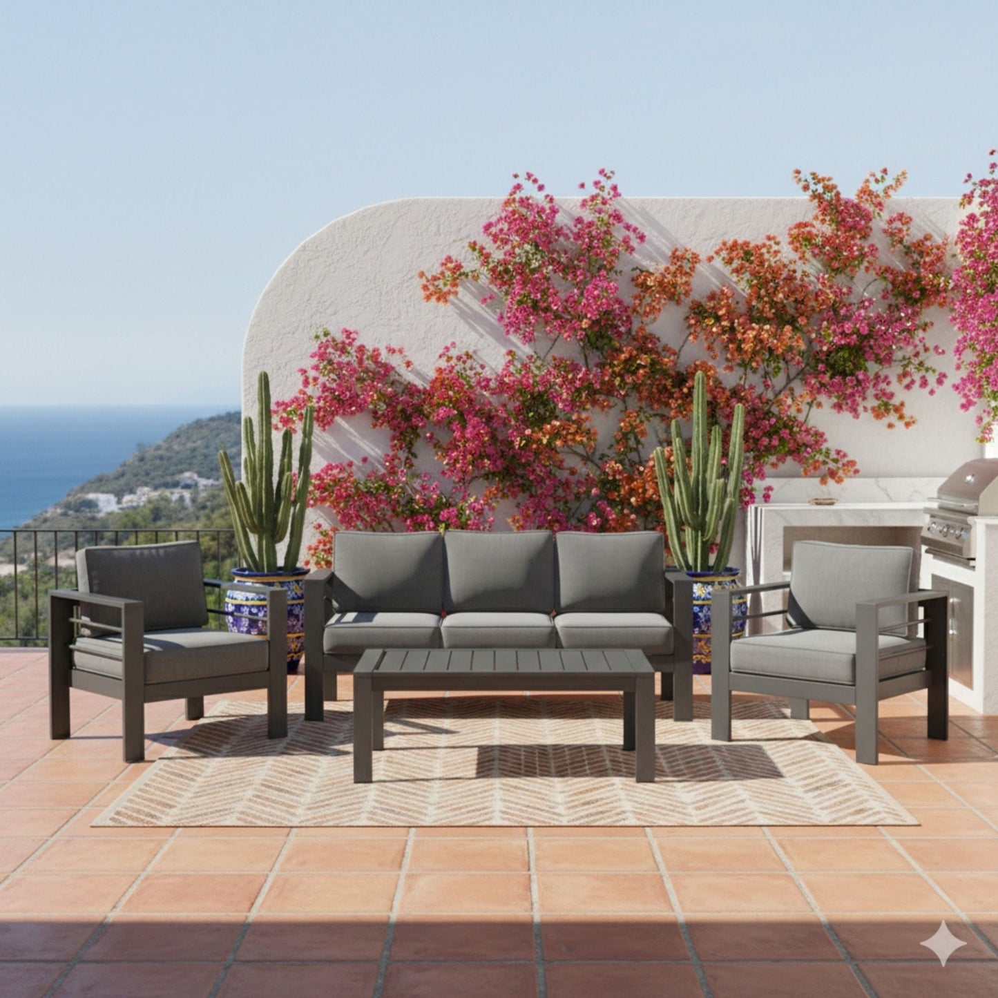 Heavy Duty Patio Set And The Thick Soft Cushions