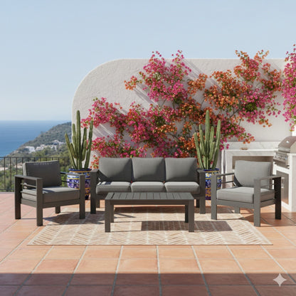 Heavy Duty Patio Set And The Thick Soft Cushions