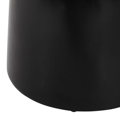 Modern Round Metal Pedestal Outdoor Table