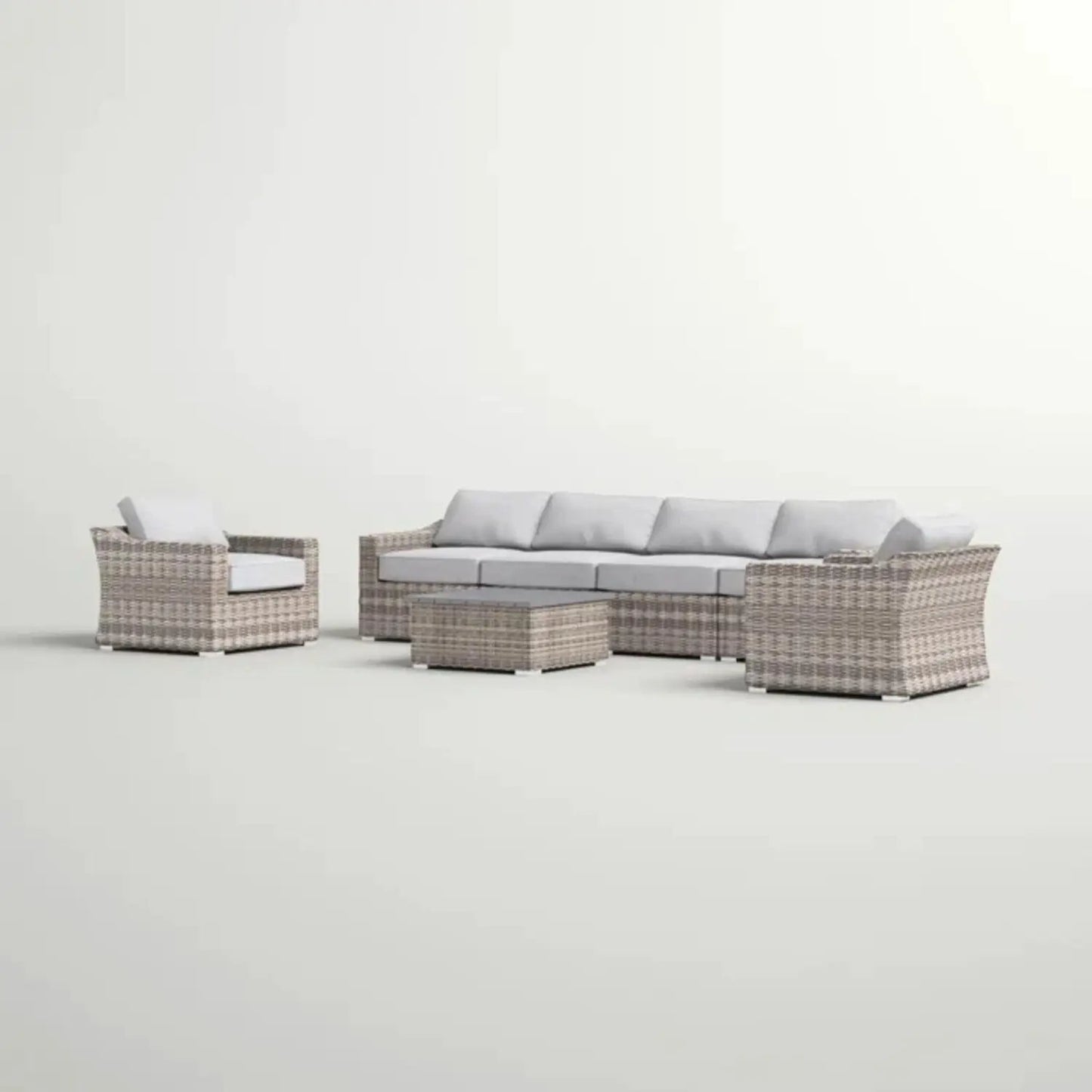 Outdoor Sofa Seating Group with Cushions