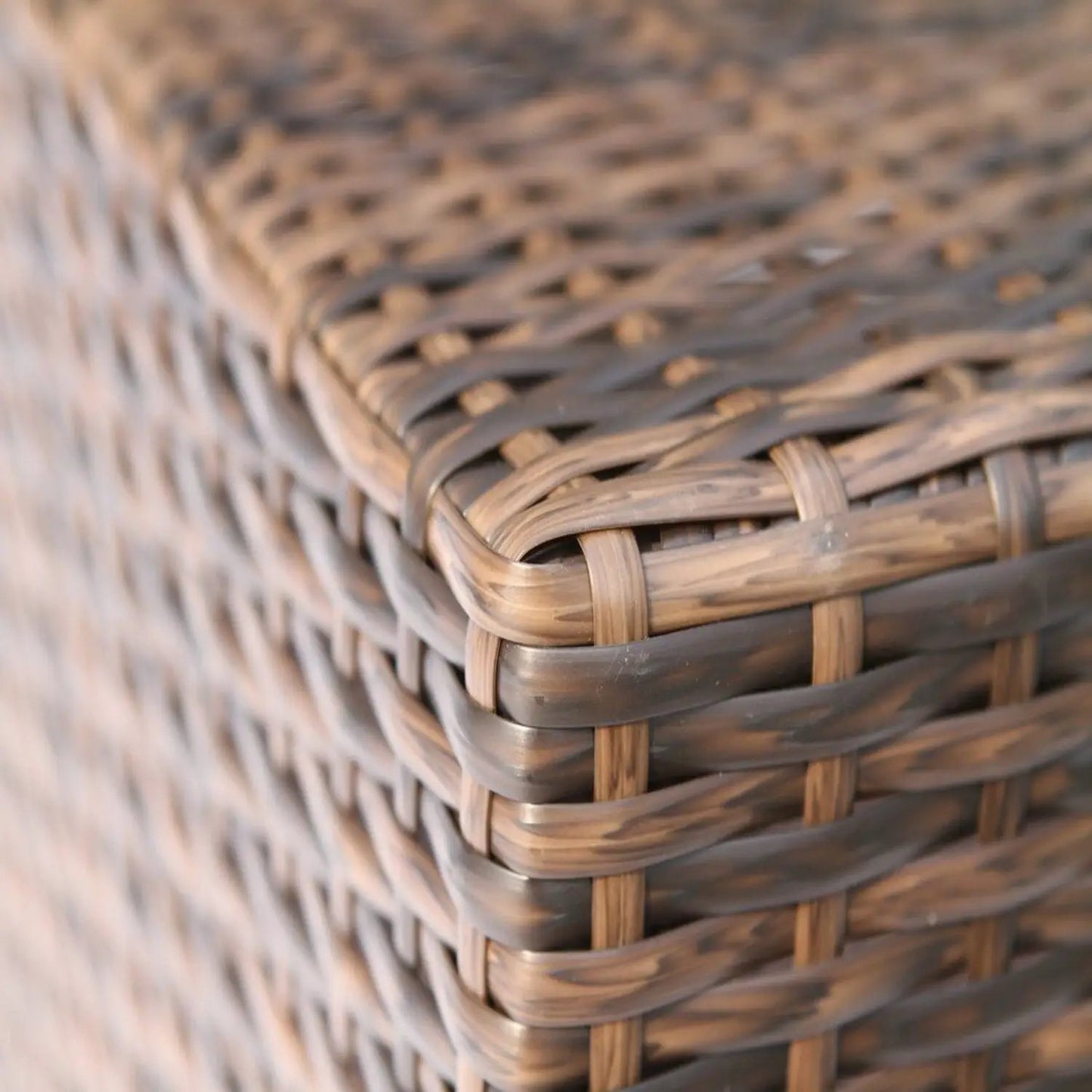 Coffee table Stylish woven rattan basket texture in natural brown by Unique Piece Furniture on Tampa Home & Garden Store