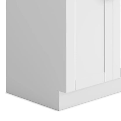 Kyle laundry cabinet vanity white paneled doors by Unique Piece Furniture on Tampa Home & Garden Store