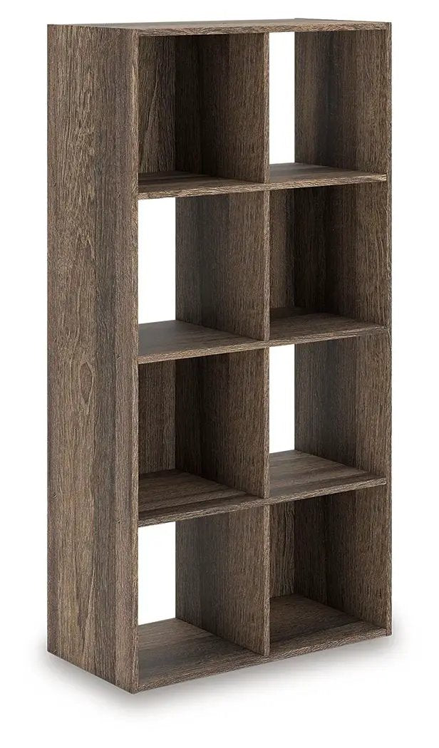 Shallifer Cube Organizer in dark brown wood finish with 6 cubbies by Unique Piece Furniture on Tampa Home & Garden Store