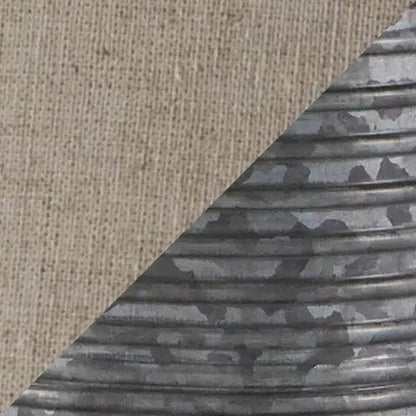 Norbert table lamp burlap shade, metallic base by Unique Piece Furniture on Tampa Home & Garden Store