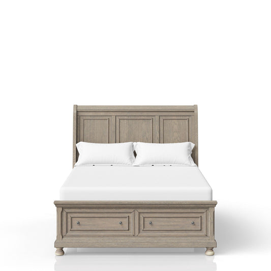 Elegant Design Storage Bed by HouseOfZazla, panel bed with built in storage drawers on Tampa Home & Garden Store