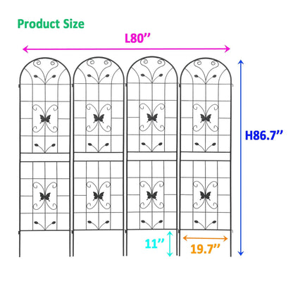 Garden Metal Trellis for Climbing Plants