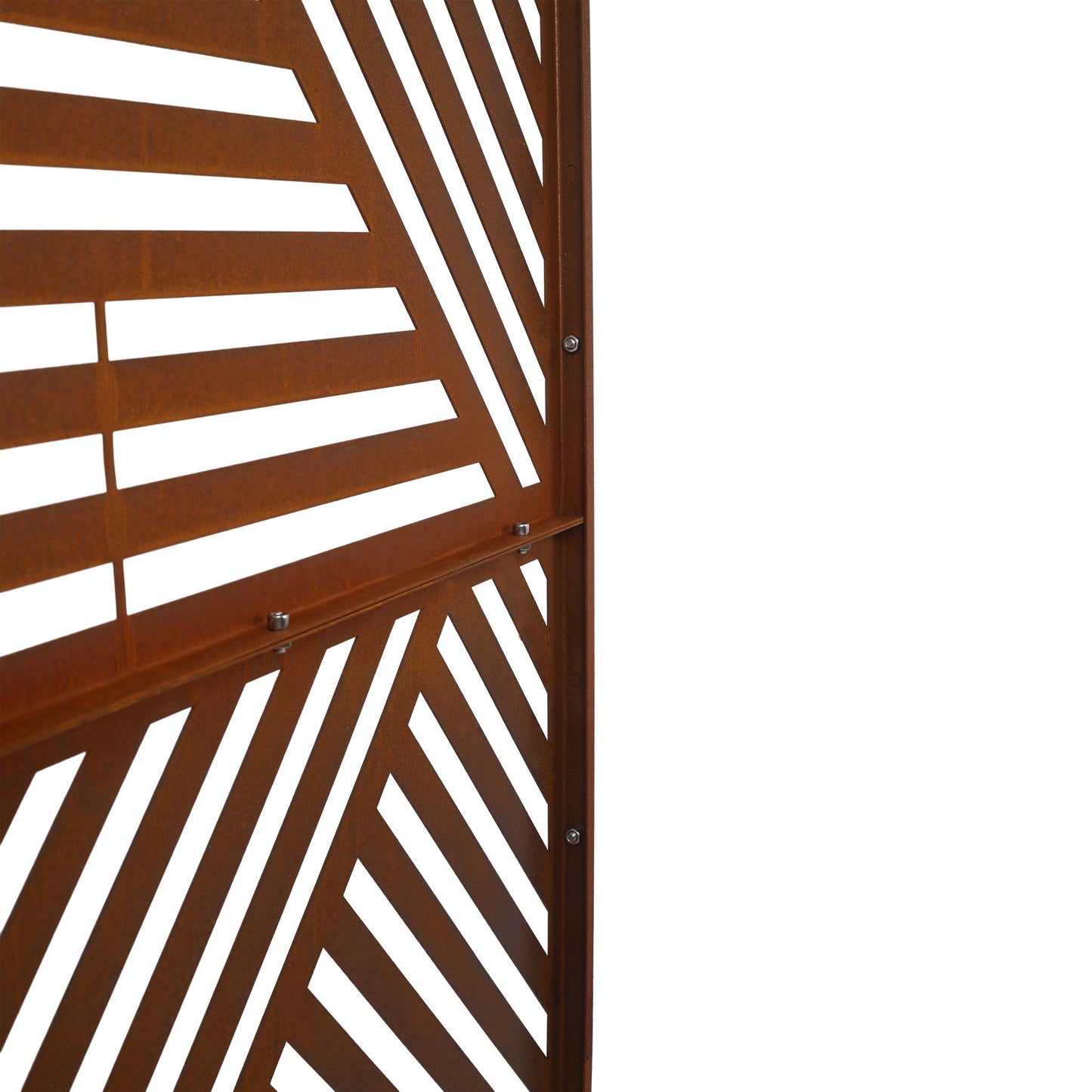 Freestanding Metal Privacy Screen and Stand