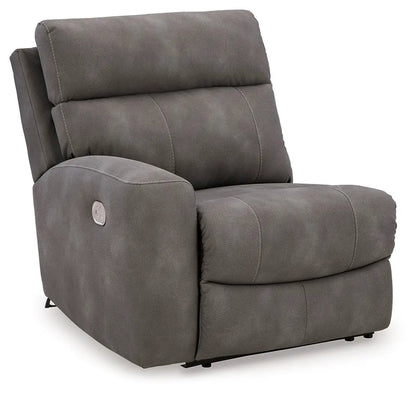 Next-Gen Durapella Reclining Sectional by Unique Piece Furniture in gray Durapella fabric on Tampa Home & Garden Store
