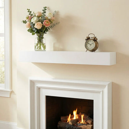 Floating Fireplace Mantel Shelf for Home Decor