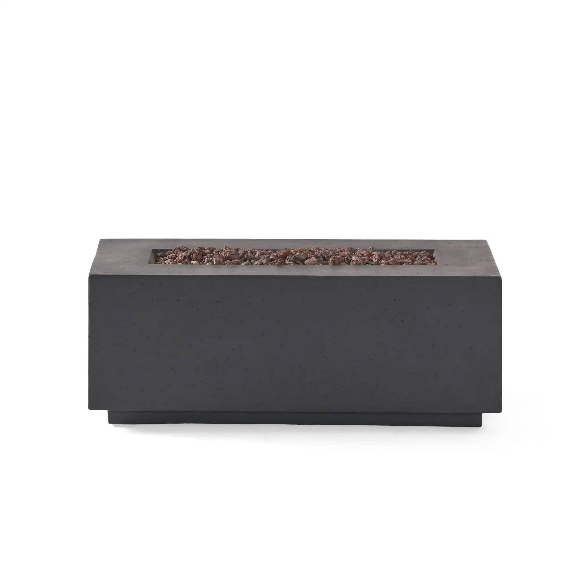 Contemporary Outdoor 40,000 BTU Propane Fire Pit by HouseOfZazla with lava rocks on Tampa Home & Garden Store