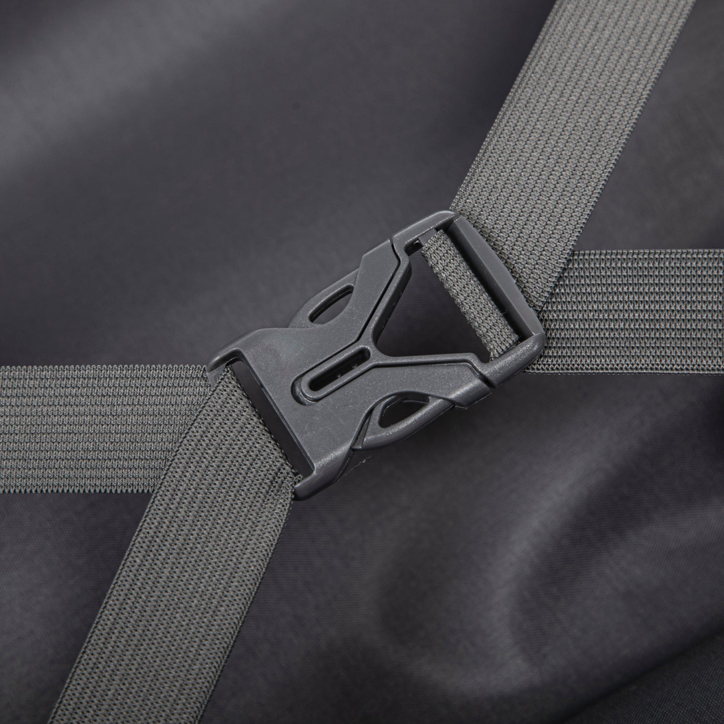 Gray luggage strap with buckle for HouseOfZazla 2pc spinner luggage set on Tampa Home & Garden Store