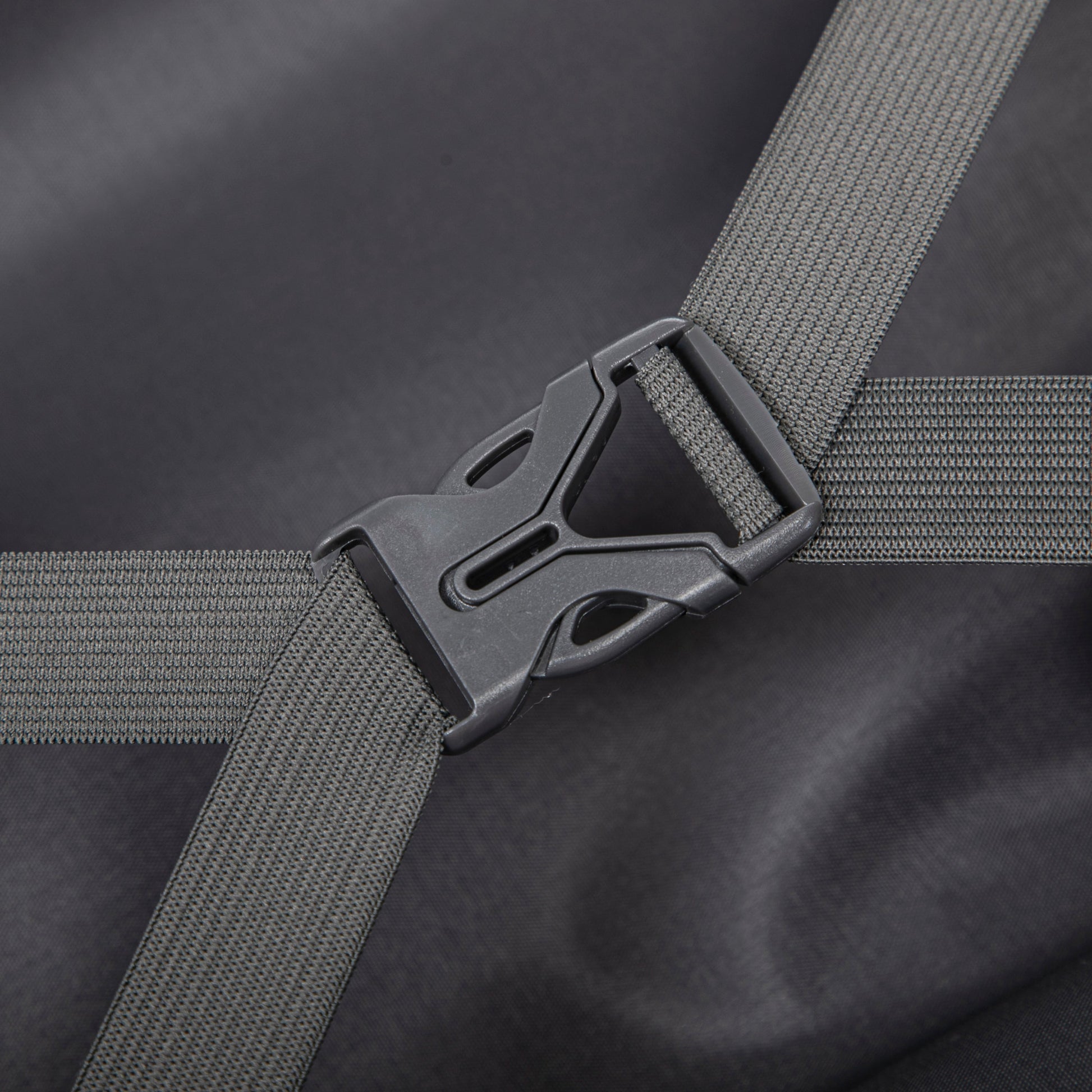 Gray luggage strap with buckle for HouseOfZazla 2pc spinner luggage set on Tampa Home & Garden Store