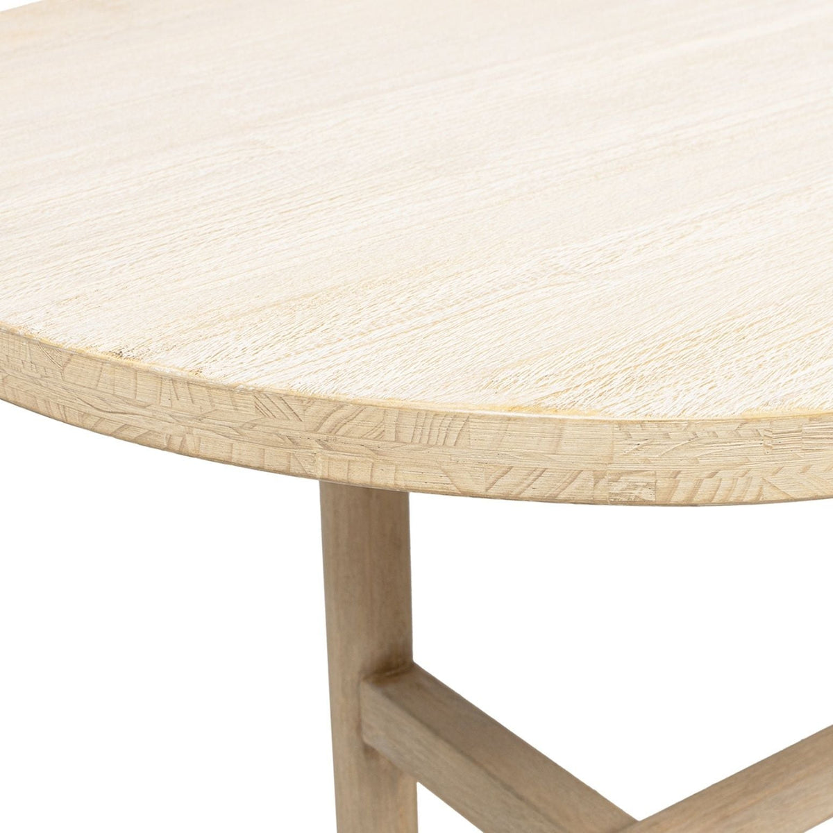 8-seat oval dining table in natural reclaimed pine by HouseOfZazla on Tampa Home & Garden Store