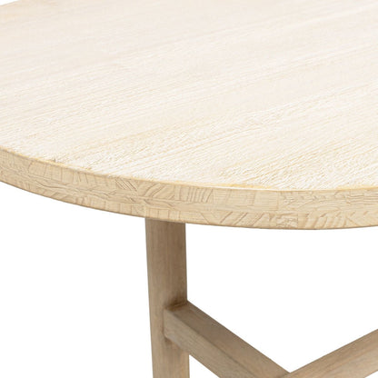 8-seat oval dining table in natural reclaimed pine by HouseOfZazla on Tampa Home & Garden Store