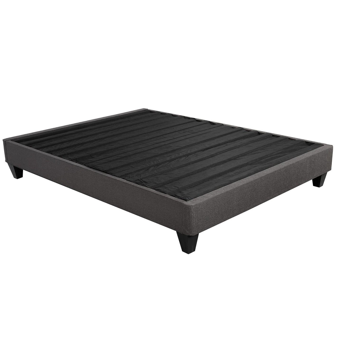 Modern Upholstered Platform Bed Base Foundation