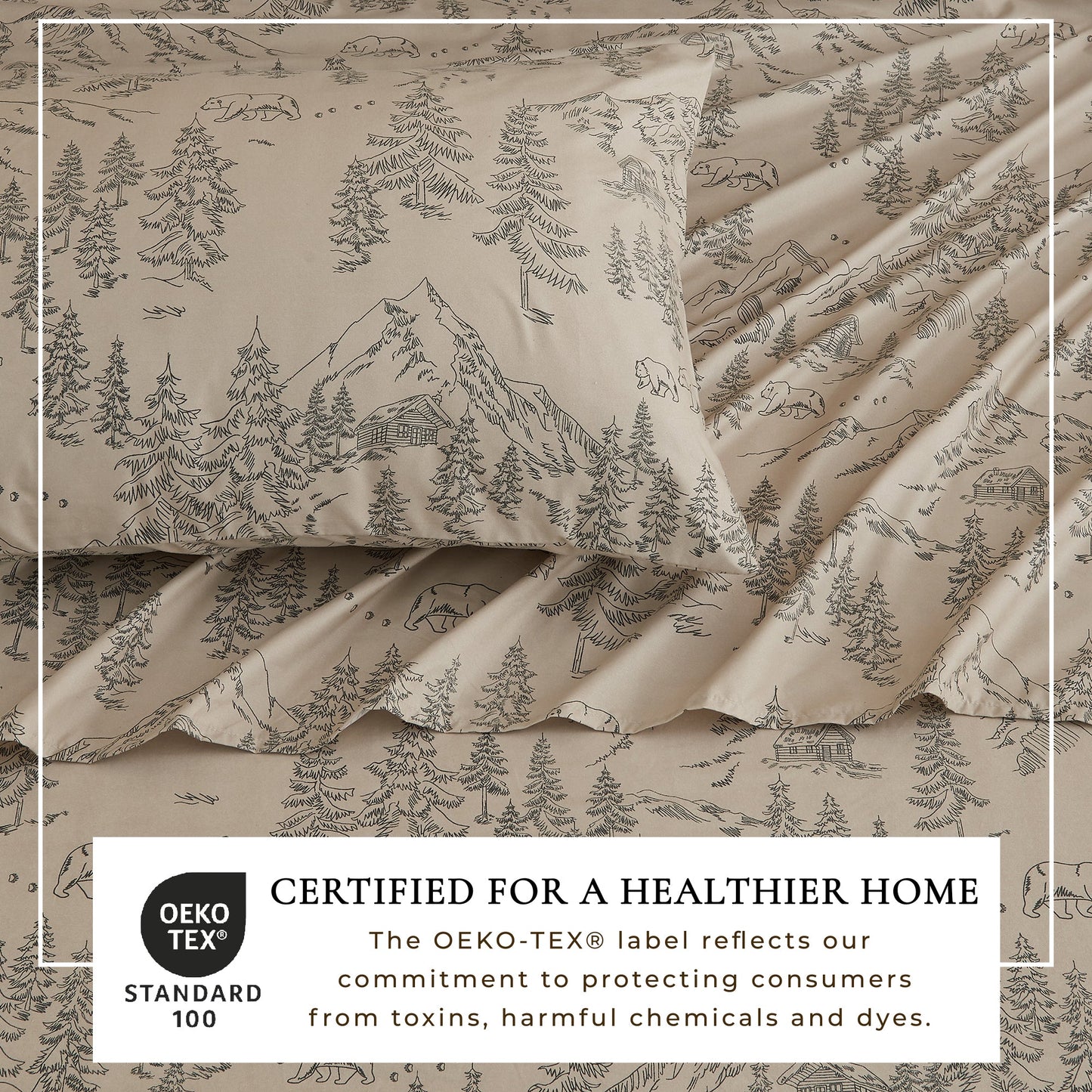 Lodge Printed Sheet Set and the Rustic Print