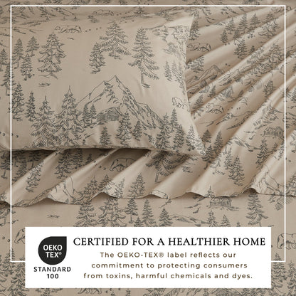 Lodge Printed Sheet Set and the Rustic Print