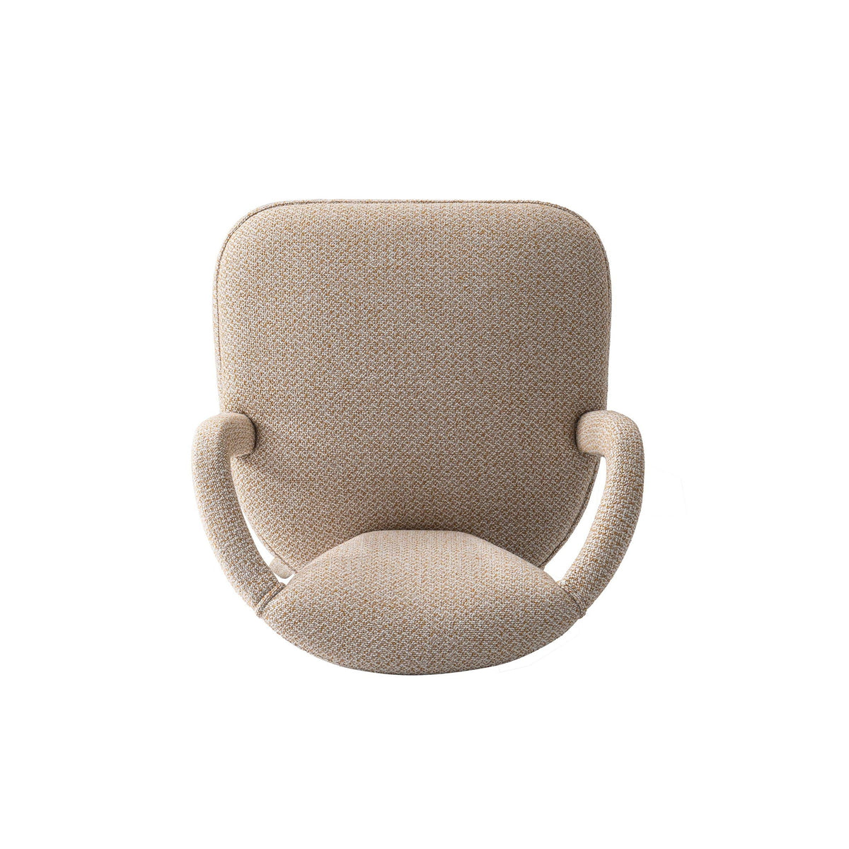 Palmer Mid Century Modern Tweed Armchair
