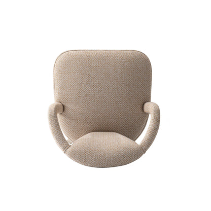 Palmer Mid Century Modern Tweed Armchair