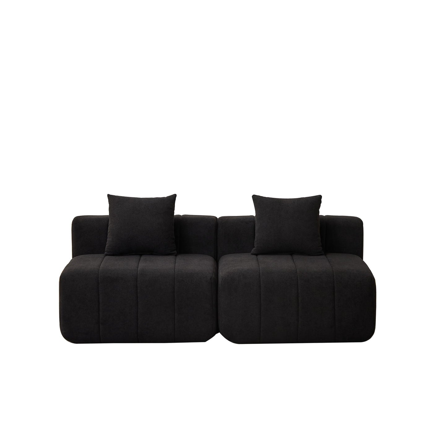 Symmetrical Modular Sofa And Piano Key Design
