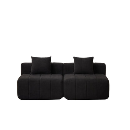 Symmetrical Modular Sofa And Piano Key Design
