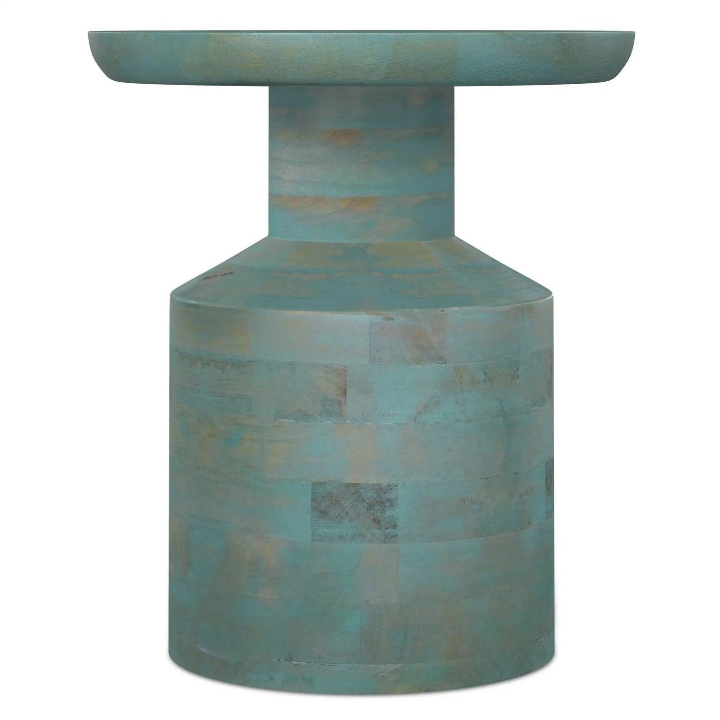 Haynes Handcrafted Wooden Accent Side Table