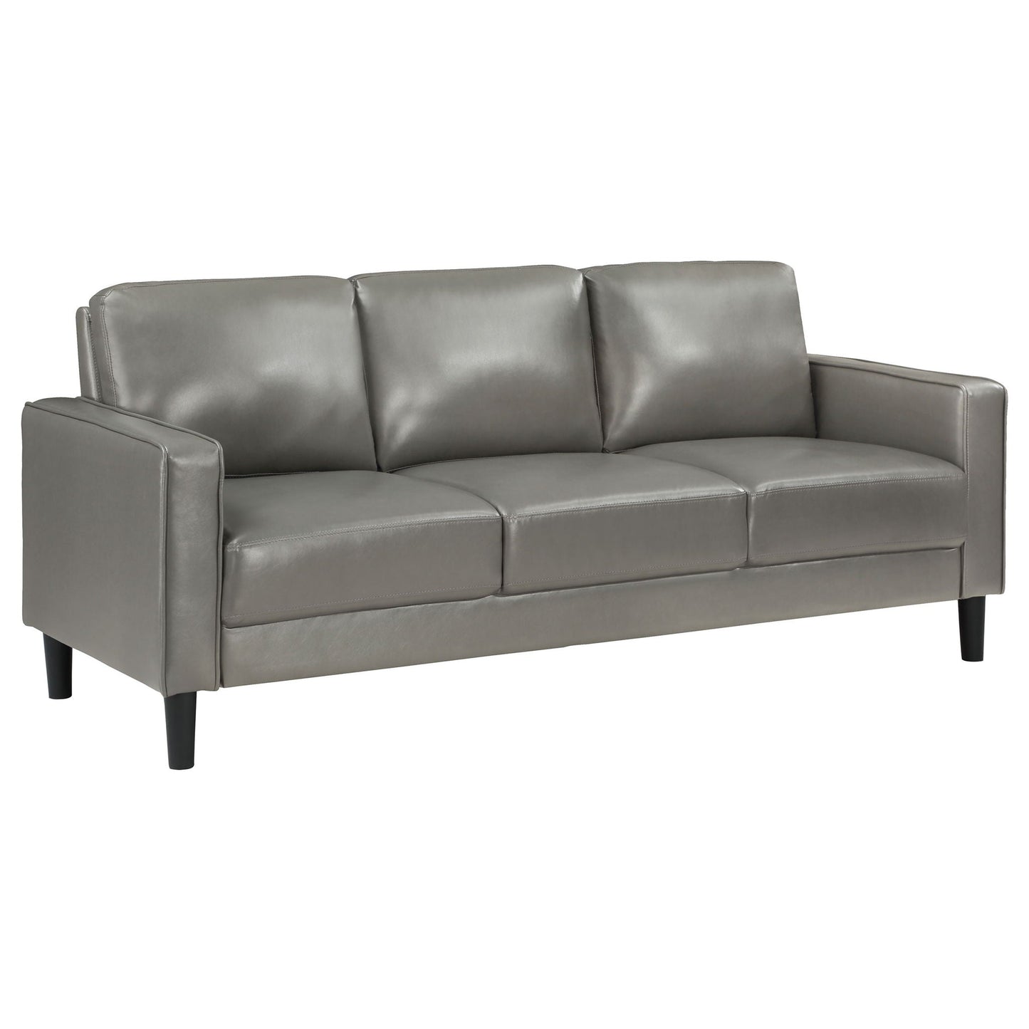 Farallone Contemporary Track Arm Plush Sofa