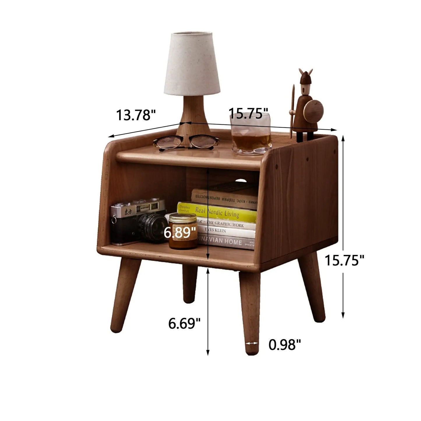 Bedside cabinet nightstand in European beech wood by Unique Piece Furniture on Tampa Home & Garden Store