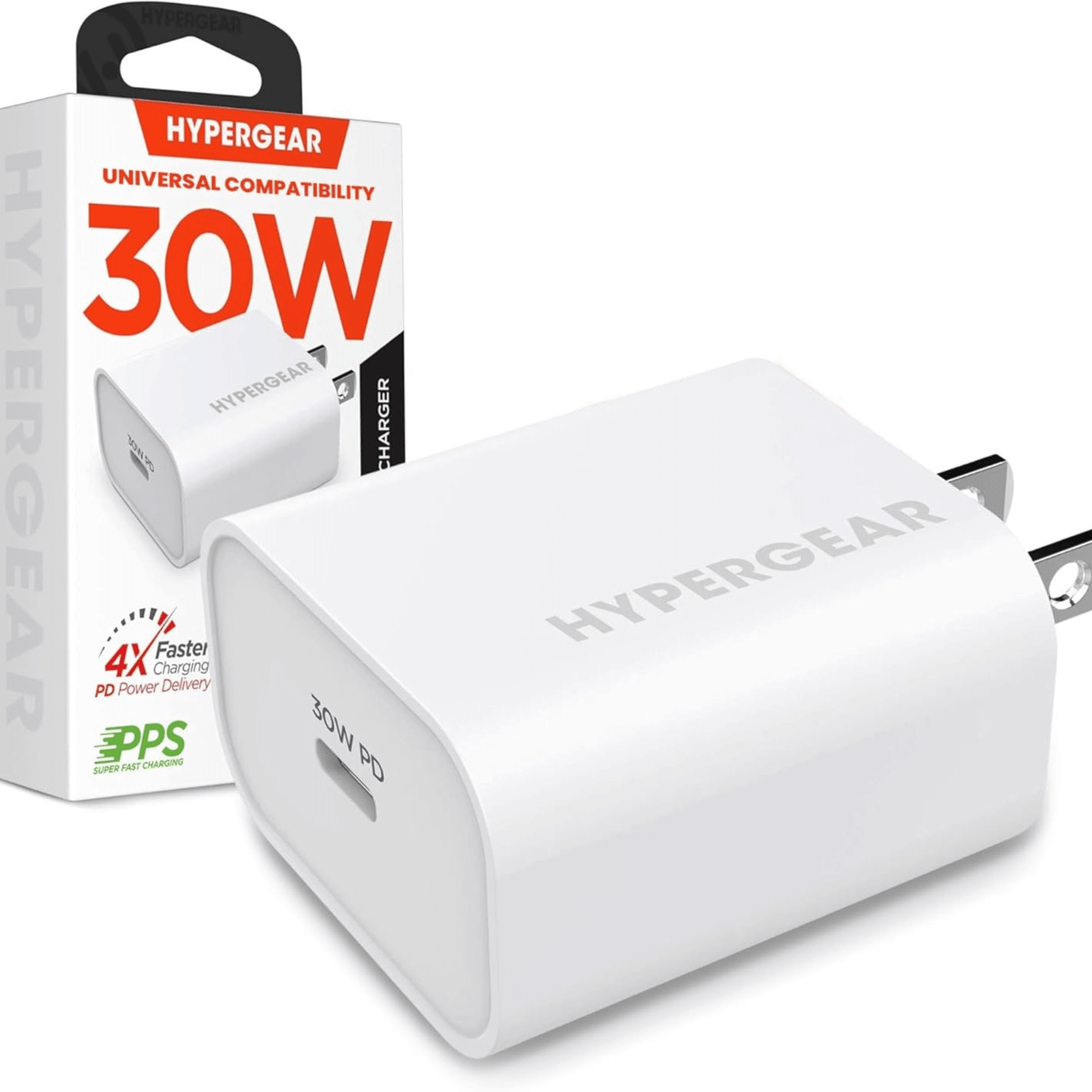 30W USB-C PD wall charger in HyperGear packaging by Best Product Finds on Tampa Home & Garden Store
