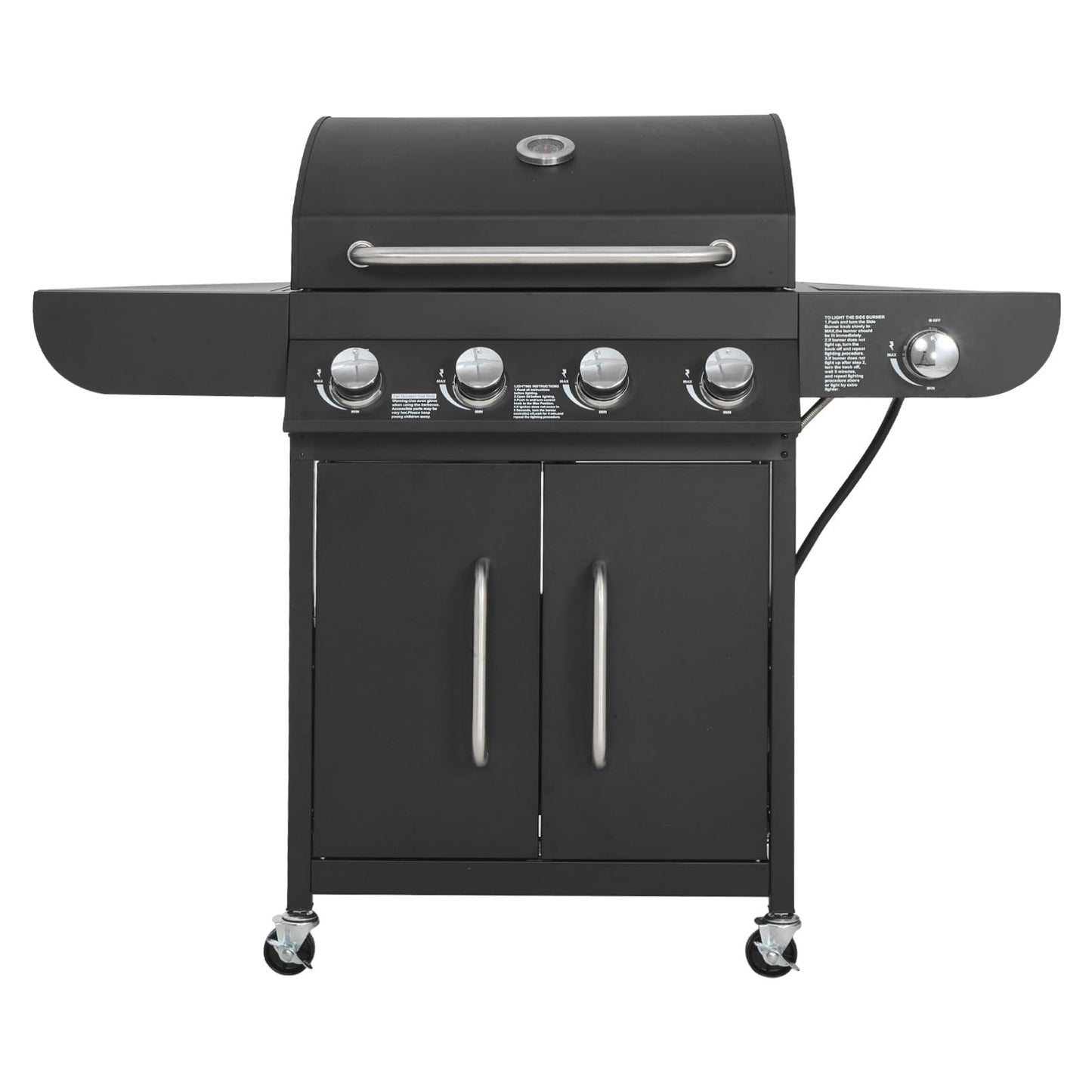 4 Burner Propane Grill For Patio and Garden
