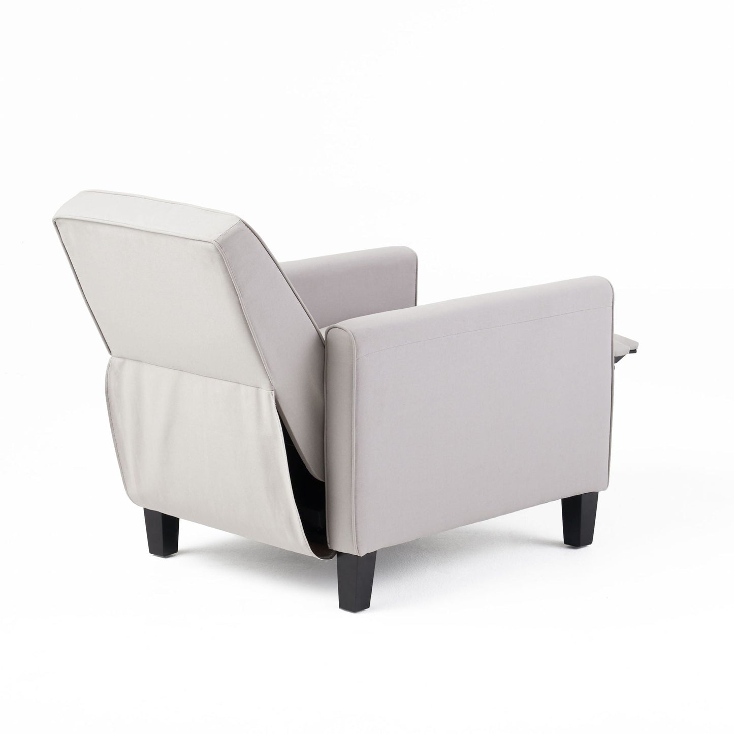 Upholstered Push Back Recliner Chair and Lounge