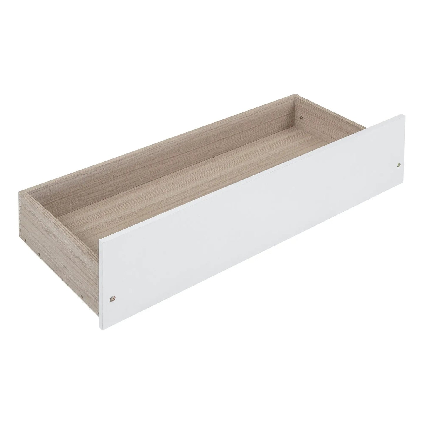 House Bed With 2 Drawers, white frame and natural wood interior, Unique Piece Furniture on Tampa Home & Garden Store