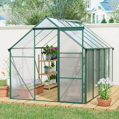 Outdoor Polycarbonate House and Raised Metal Base