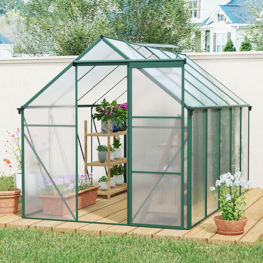 Outdoor Polycarbonate House and Raised Metal Base