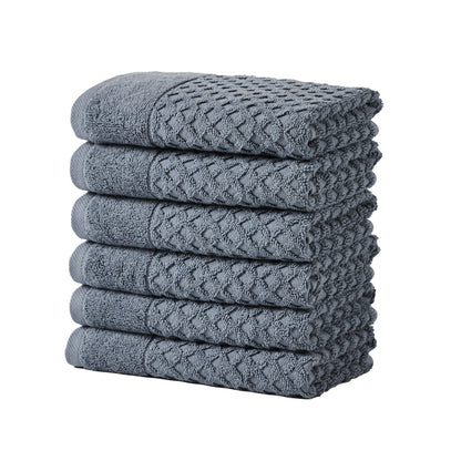 Cotton Diamond Waffle Weave Bath Towel Set